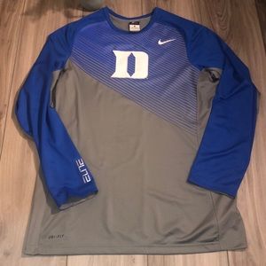 Men’s Nike Dri-fit Duke Blue Devils logo shirt
